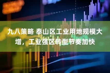 九八策略 泰山区工业用地规模大增，工业强区转型节奏加快